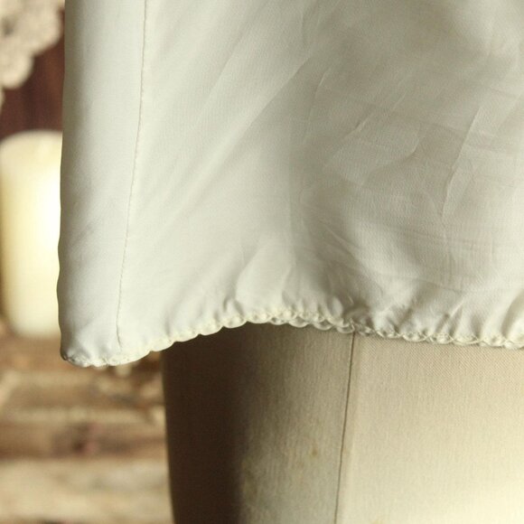 Vintage 1950s 1960s Baby Dress, White Christening Baptism Infant Slip - Picture 7 of 13